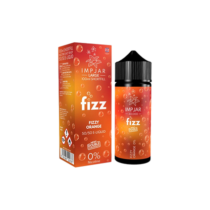 0mg Imp Jar Fizz 100ml Shortfill (50VG/50PG) - Flavour: Blackcurrant & Lemonade