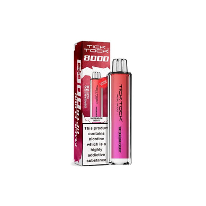20mg Tick Tock Magic 8000 Prefilled Pod Kit 8000 Puffs - Flavour: Gum Blast