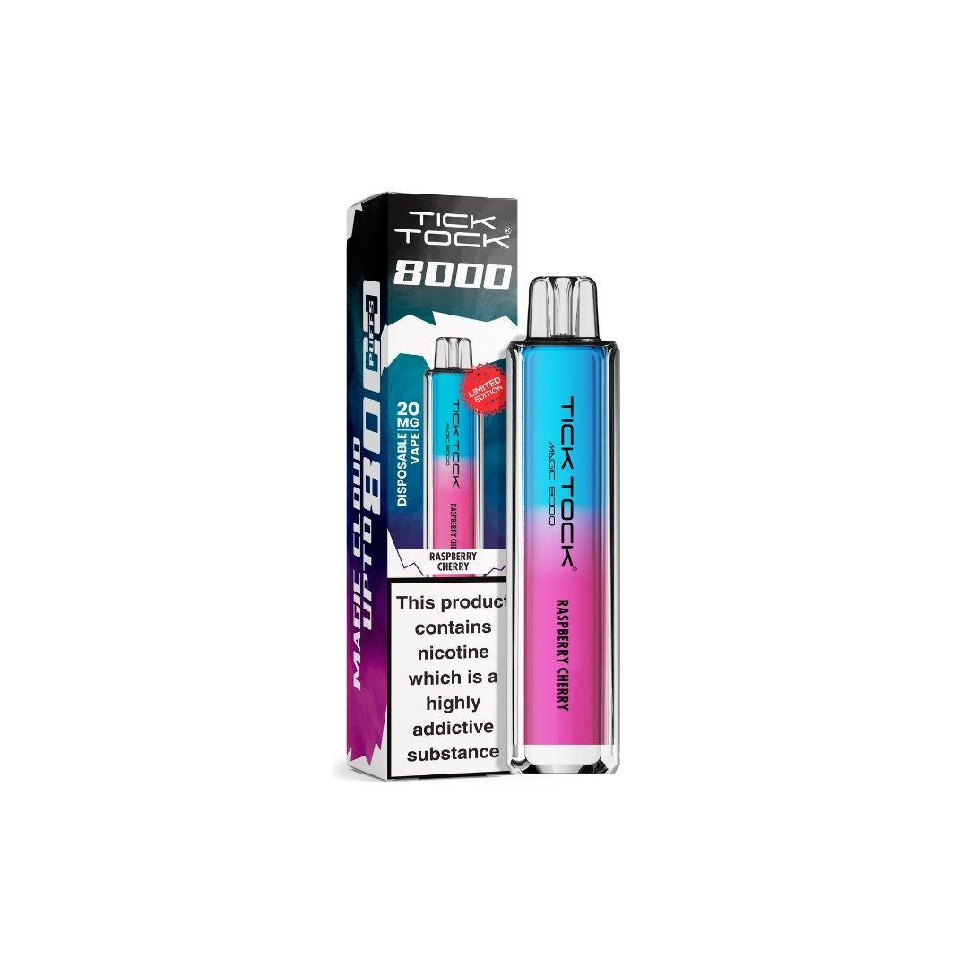 20mg Tick Tock Magic 8000 Prefilled Pod Kit 8000 Puffs - Flavour: Mad Blue