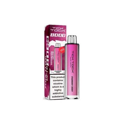 20mg Tick Tock Magic 8000 Prefilled Pod Kit 8000 Puffs - Flavour: Cherry Lush