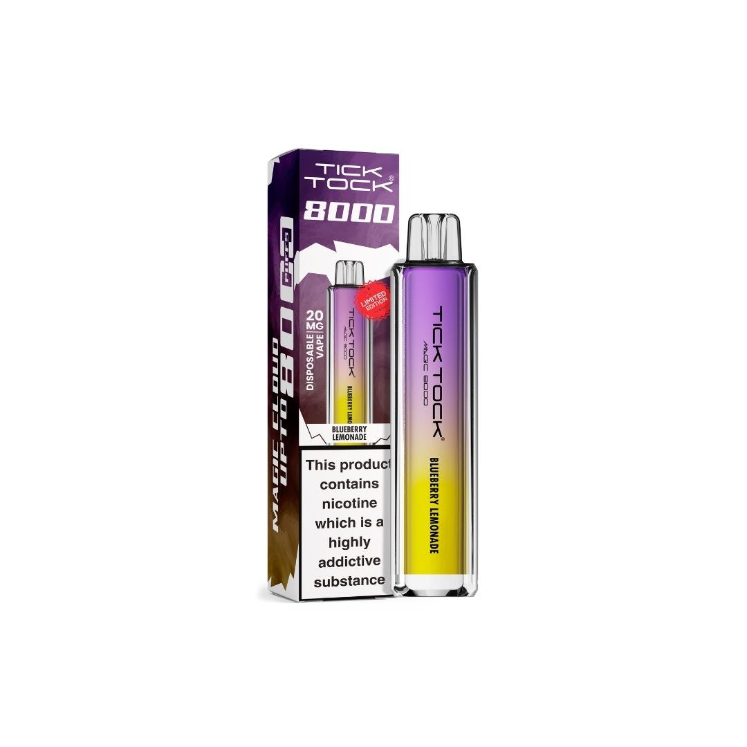 20mg Tick Tock Magic 8000 Prefilled Pod Kit 8000 Puffs - Flavour: Summer Dream