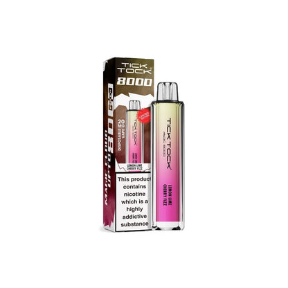 20mg Tick Tock Magic 8000 Prefilled Pod Kit 8000 Puffs - Flavour: Berry Blaze