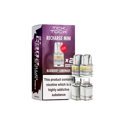 Tick Tock Recharge MINI 2K Prefilled Pods  2000 Puffs - Flavour: Pineapple Kiwi