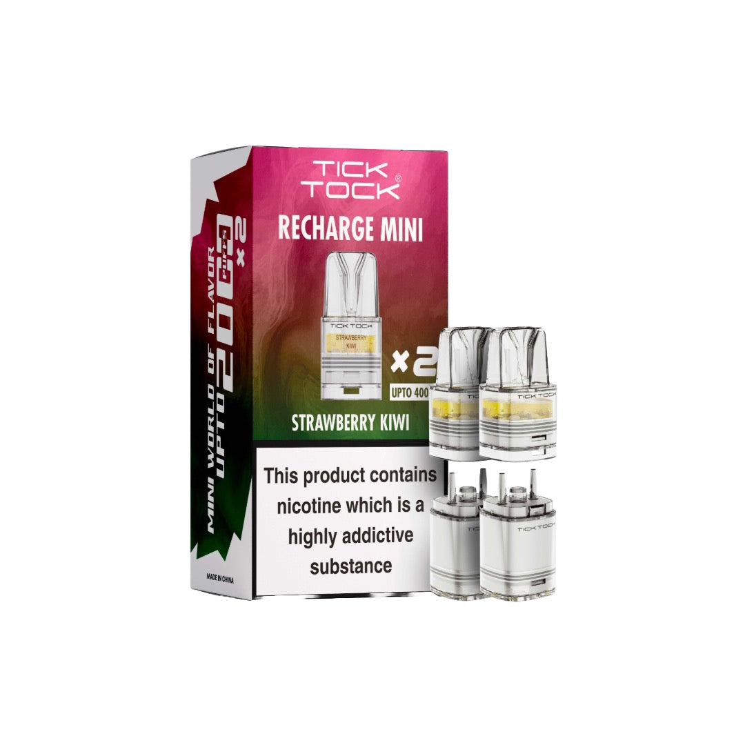 Tick Tock Recharge MINI 2K Prefilled Pods  2000 Puffs - Flavour: Cherry Lush