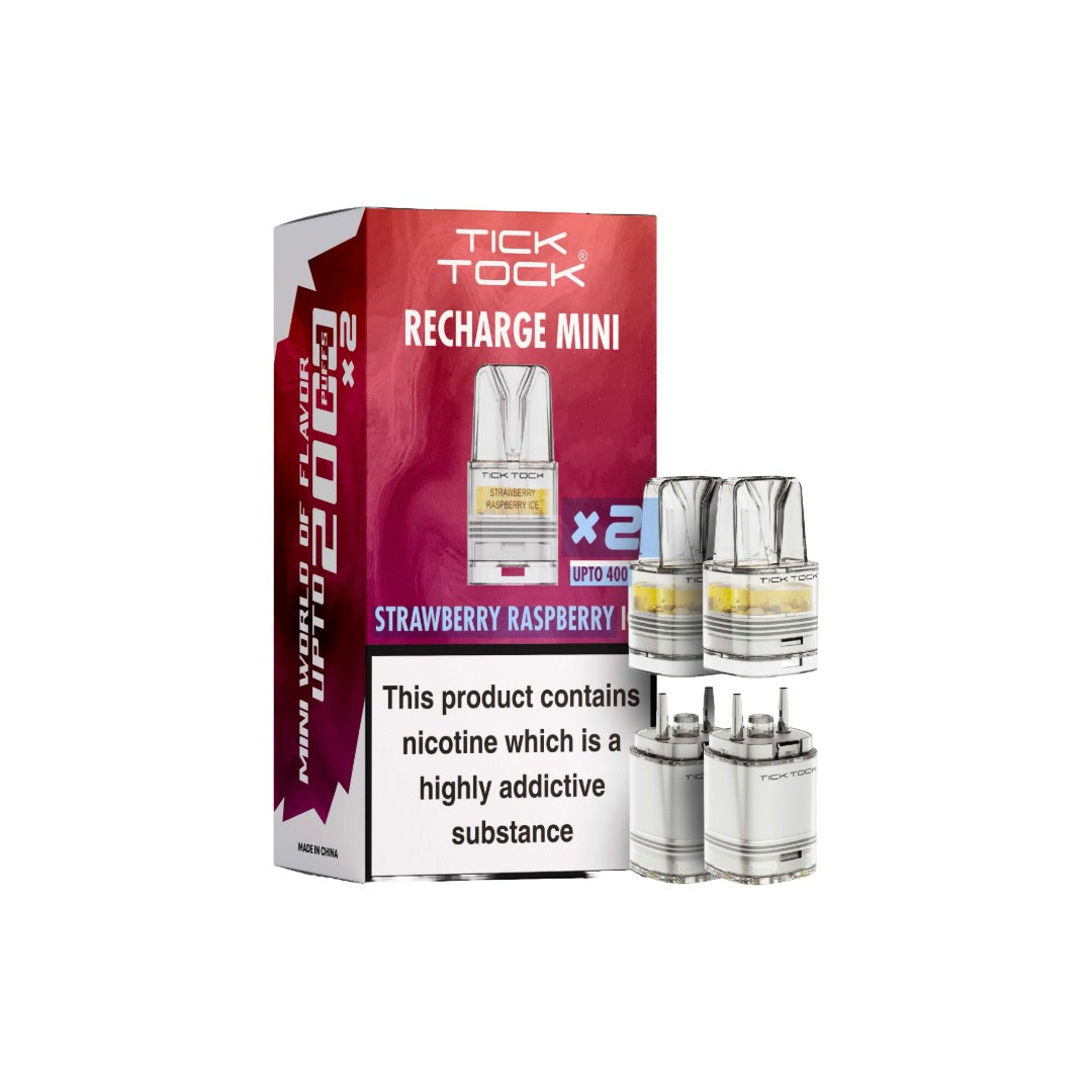 Tick Tock Recharge MINI 2K Prefilled Pods  2000 Puffs - Flavour: Double Apple