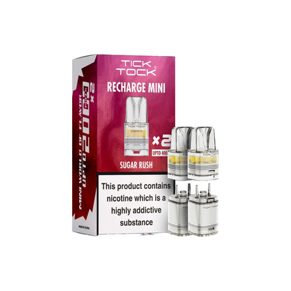 Tick Tock Recharge MINI 2K Prefilled Pods  2000 Puffs - Flavour: Blueberry Raspberry