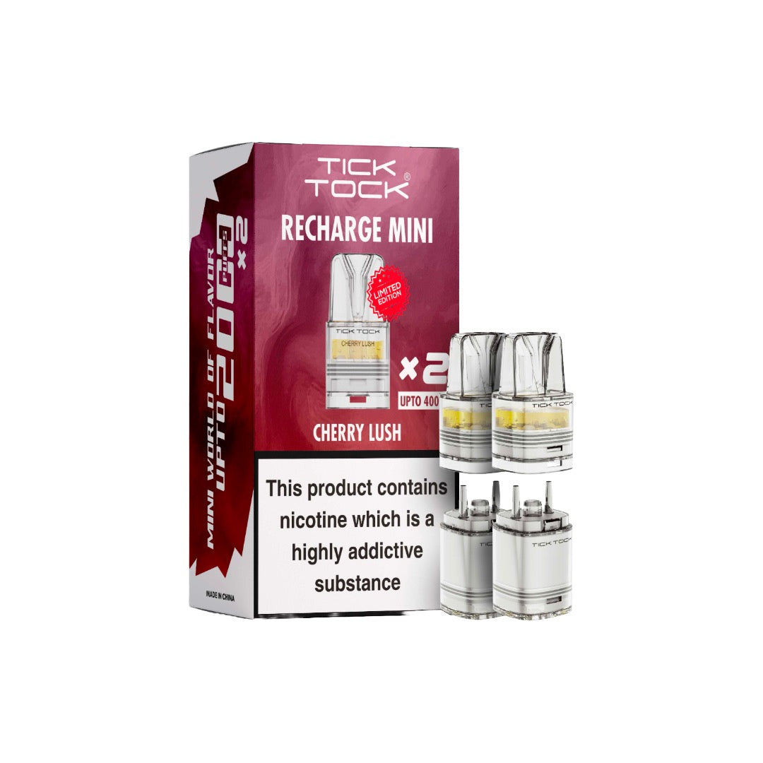 Tick Tock Recharge MINI 2K Prefilled Pods  2000 Puffs - Flavour: Berry Blaze