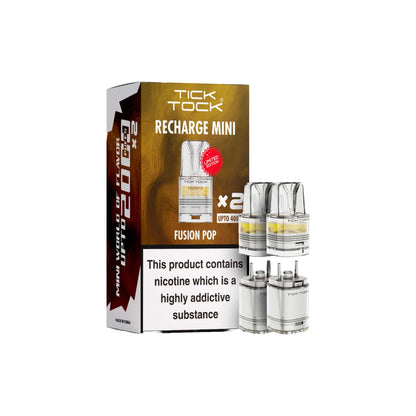 Tick Tock Recharge MINI 2K Prefilled Pods  2000 Puffs - Flavour: Double Apple