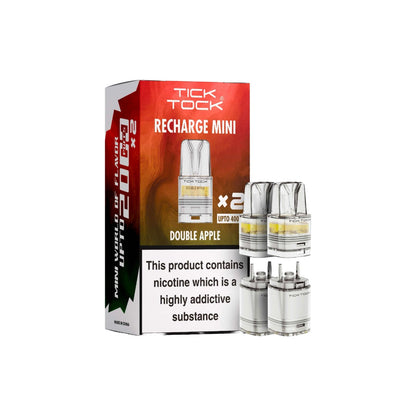 Tick Tock Recharge MINI 2K Prefilled Pods  2000 Puffs - Flavour: Fresh Mint