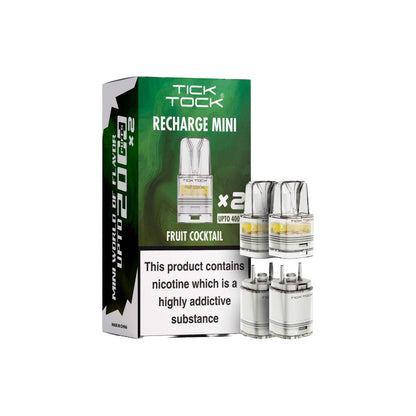 Tick Tock Recharge MINI 2K Prefilled Pods  2000 Puffs - Flavour: Blueberry Cherry