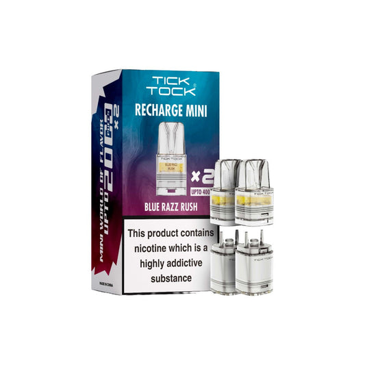 Tick Tock Recharge MINI 2K Prefilled Pods  2000 Puffs - Flavour: Strawberry Cherry