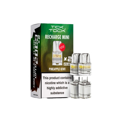 Tick Tock Recharge MINI 2K Prefilled Pods  2000 Puffs - Flavour: Gum Blast