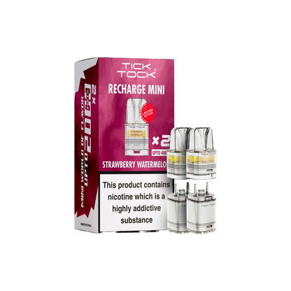 Tick Tock Recharge MINI 2K Prefilled Pods  2000 Puffs - Flavour: Lemon Lime Cherry Fizz