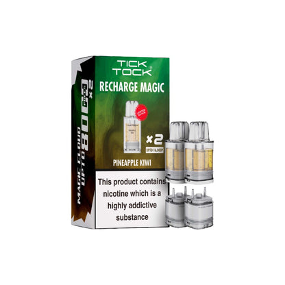 Tick Tock Recharge MAGIC 8K Prefilled Pods  8000 Puffs - Flavour: Blueberry Cherry