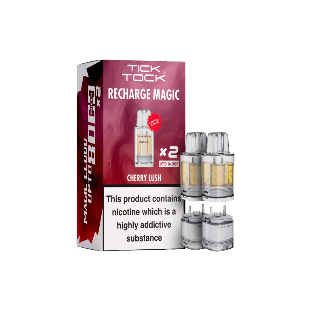 Tick Tock Recharge MAGIC 8K Prefilled Pods  8000 Puffs - Flavour: Sugar Rush