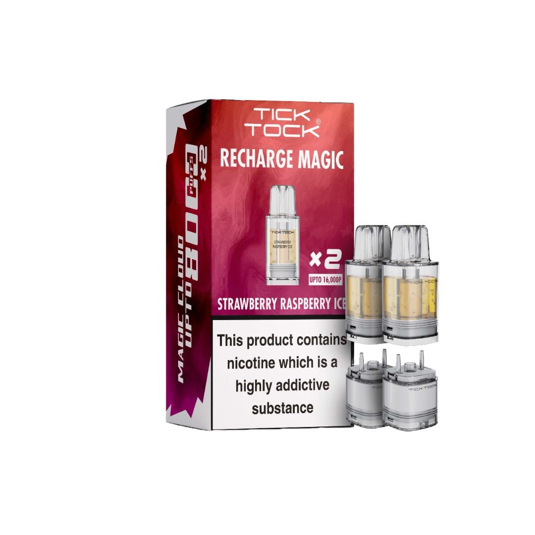 Tick Tock Recharge MAGIC 8K Prefilled Pods  8000 Puffs - Flavour: Triple Mango