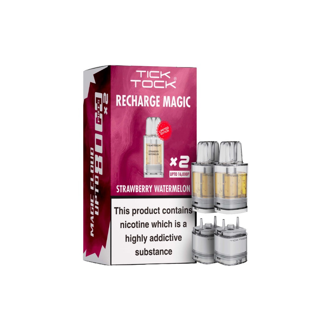 Tick Tock Recharge MAGIC 8K Prefilled Pods  8000 Puffs - Flavour: Triple Mango