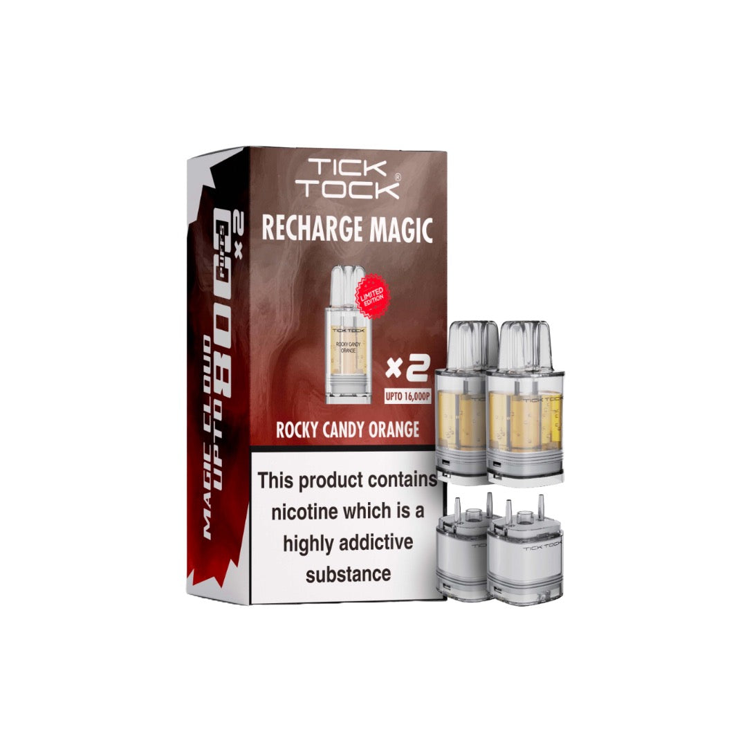 Tick Tock Recharge MAGIC 8K Prefilled Pods  8000 Puffs - Flavour: Triple Mango