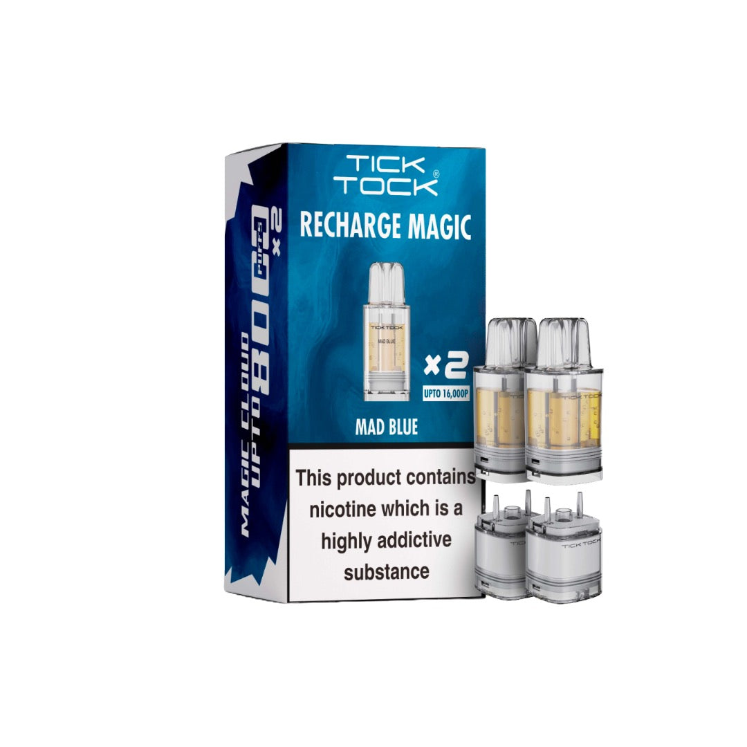 Tick Tock Recharge MAGIC 8K Prefilled Pods  8000 Puffs - Flavour: Triple Mango