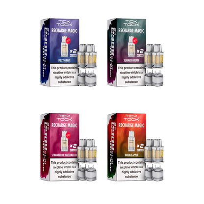 Tick Tock Recharge MAGIC 8K Prefilled Pods  8000 Puffs - Flavour: Blueberry Lemonade