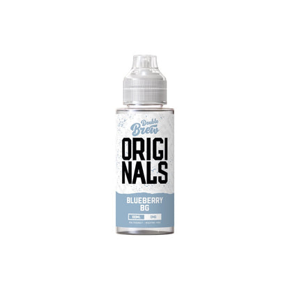 0mg Ohm Brew Originals XL Double Brew 100ml Shortfill (50VG/50PG) - Flavour: Blue Slush