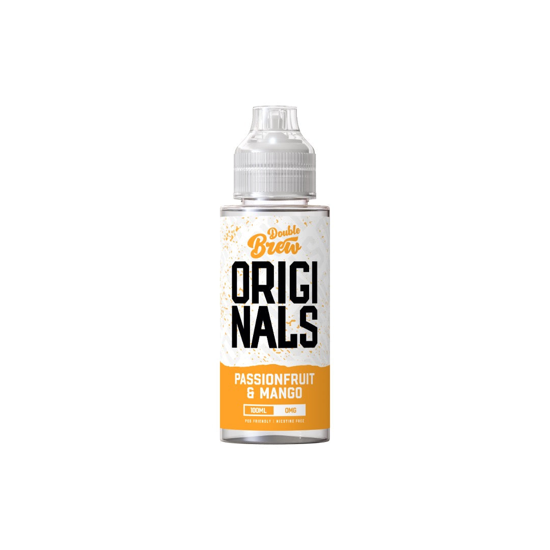 0mg Ohm Brew Originals XL Double Brew 100ml Shortfill (50VG/50PG) - Flavour: Sour Strawberry