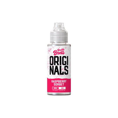 0mg Ohm Brew Originals XL Double Brew 100ml Shortfill (50VG/50PG) - Flavour: Blueberry BG
