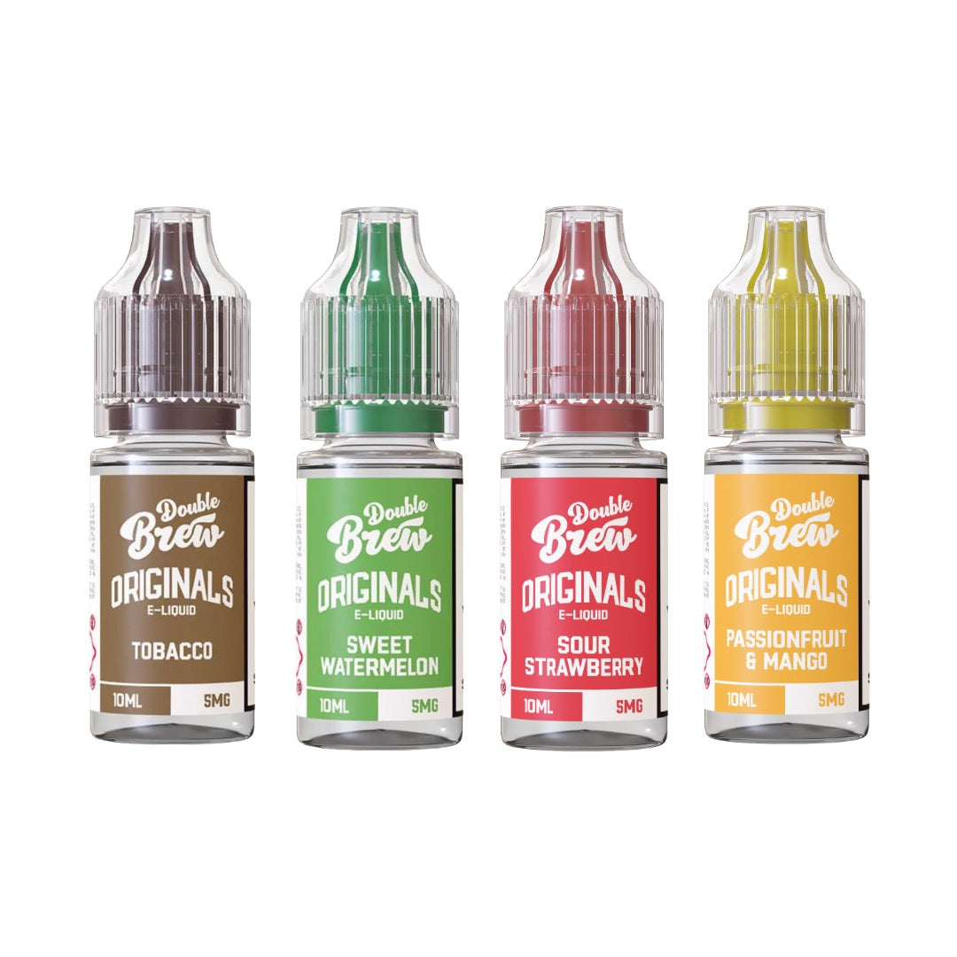 5mg Ohm Brew Double Brew Originals - 10ml - Flavour: Sweet Watermelon
