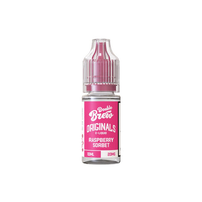20mg Ohm Brew Double Brew Originals - 10ml - Flavour: Sour Strawberry