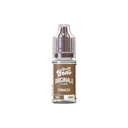 20mg Ohm Brew Double Brew Originals - 10ml - Flavour: Tobacco