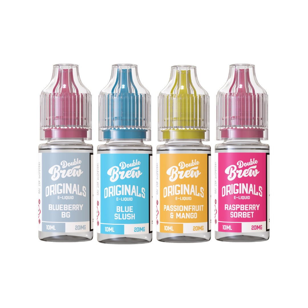 20mg Ohm Brew Double Brew Originals - 10ml - Flavour: Passionfruit & Mango