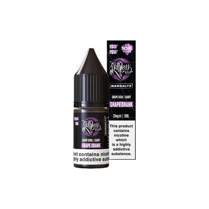 20mg Ruthless Nic Salt 10ml (50VG/50PG) - Flavour: Ez Duz It