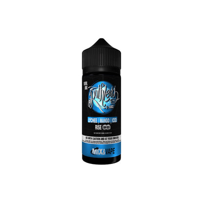 0mg Ruthless 120ml Shortfill (70VG/30PG) - Flavour: Rise