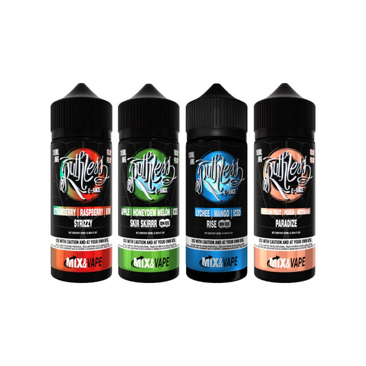 0mg Ruthless 120ml Shortfill (70VG/30PG) - Flavour: Ez Duz It