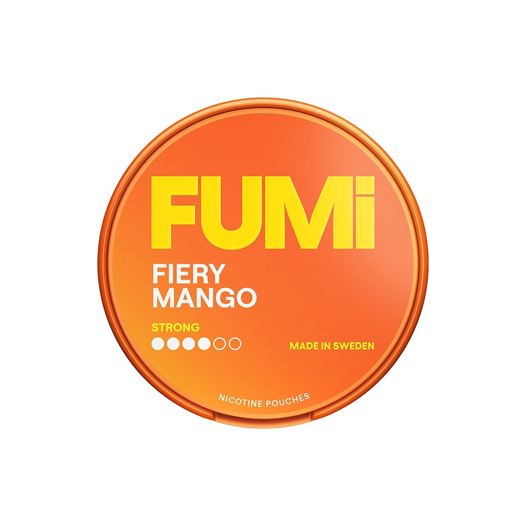 8mg FUMI Strong Nicotine Pouch - 20 Pouches - Flavour: Fiery Mango