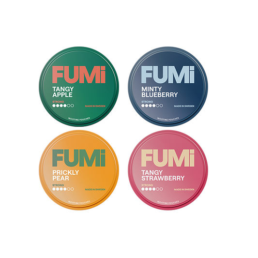 8mg FUMI Strong Nicotine Pouch - 20 Pouches - Flavour: Tangy Apple
