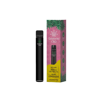 300mg Darwin CBD Prefilled Pod Vape Kit 600 Puffs - Flavour: Mixed Berries & Menthol Mix
