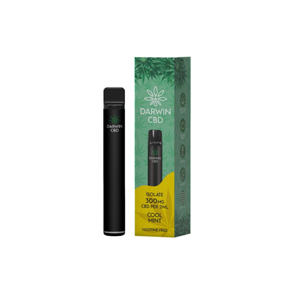 300mg Darwin CBD Prefilled Pod Vape Kit 600 Puffs - Flavour: Cherries & Red Berries with a Menthol Mix