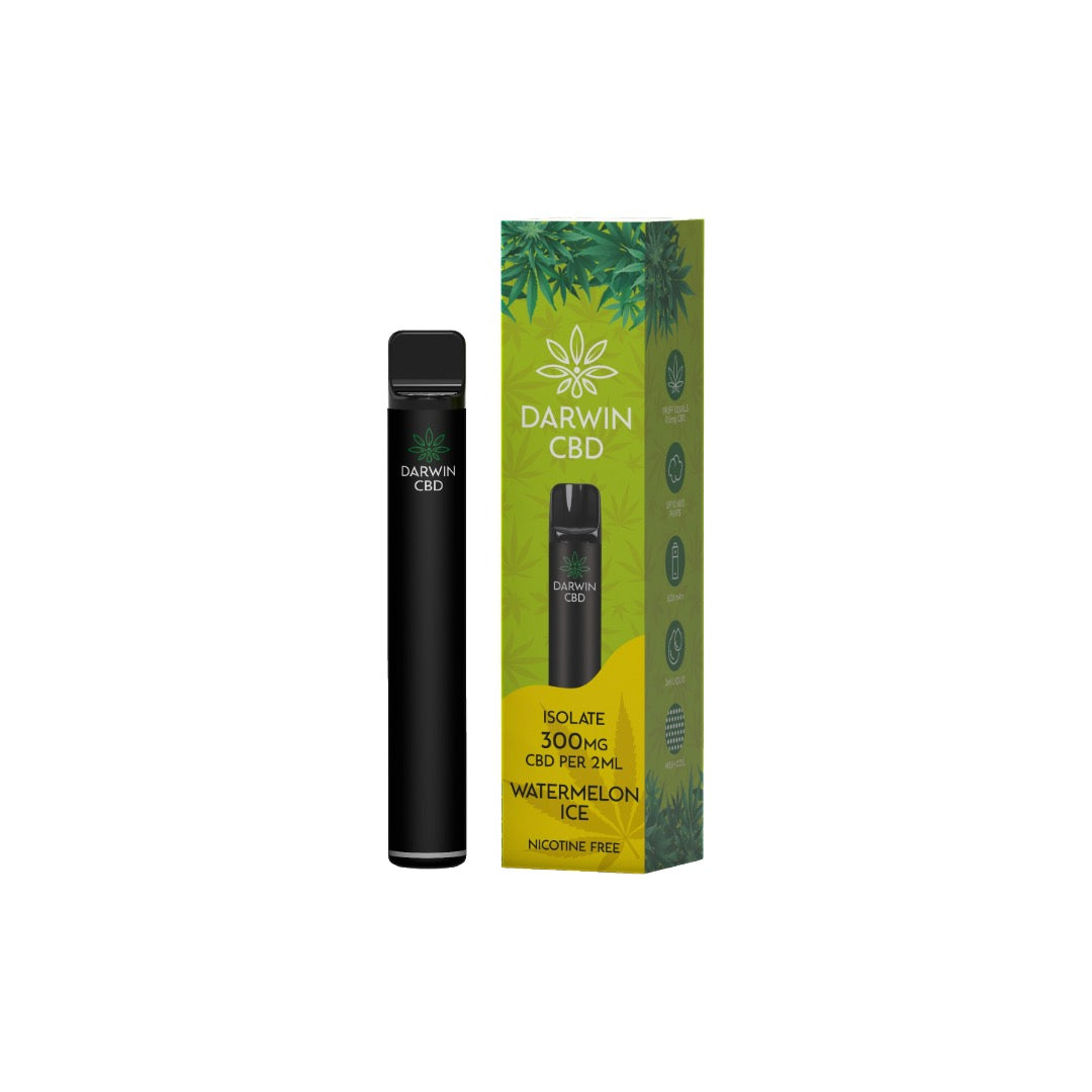300mg Darwin CBD Prefilled Pod Vape Kit 600 Puffs - Flavour: Cola Cubes