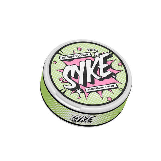 12mg SYKE Nicotine Pouches - 20 Pouches - Flavour: Watermelon & Guava