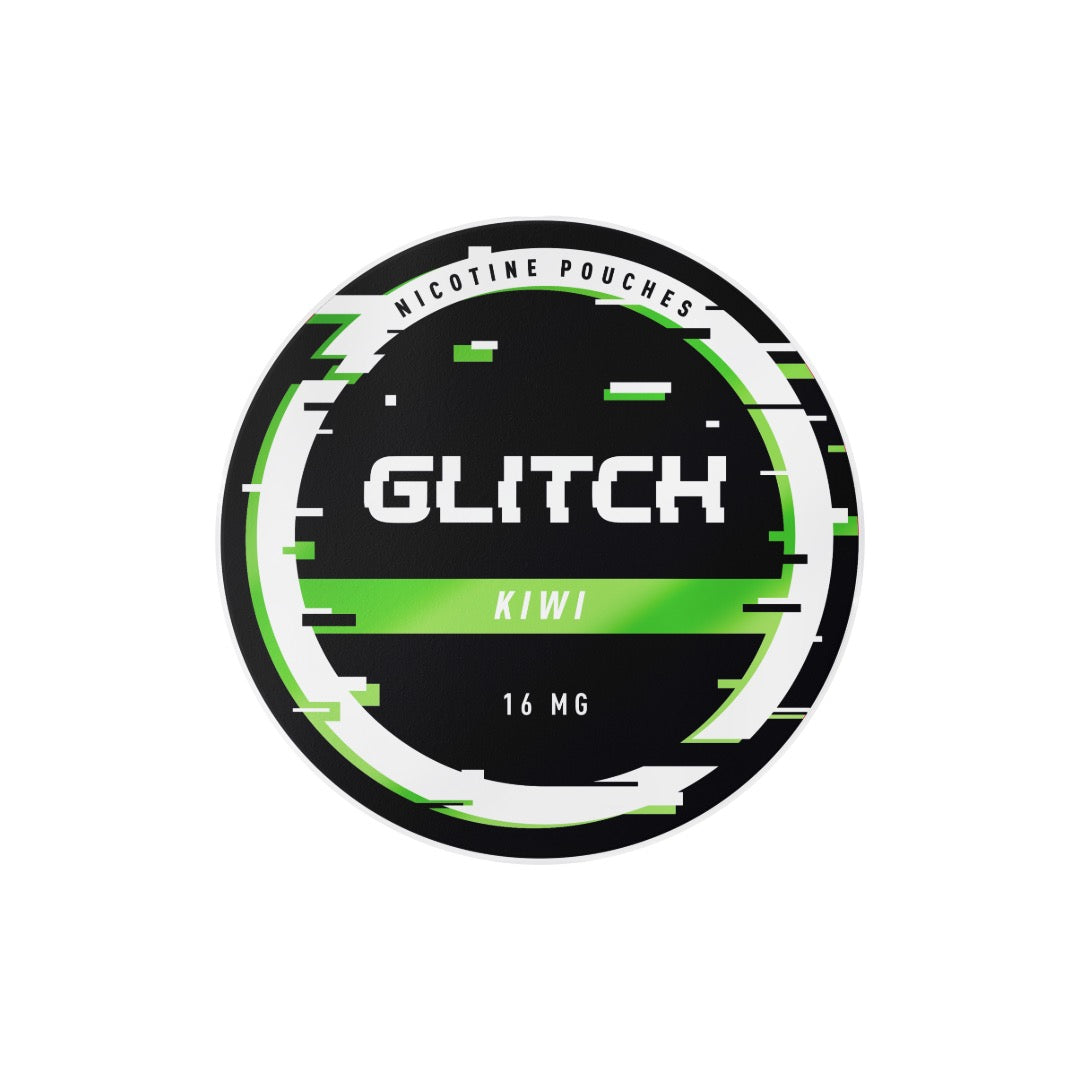 16mg Glitch Regular Nicotine Pouches - 20 Pouches - Flavour: Cool Ice