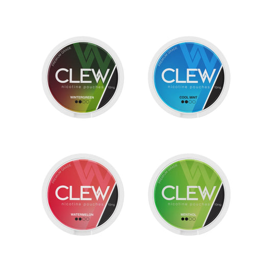 10mg CLEW Nicotine Pouches - 20 Pouches - Flavour: Citrus
