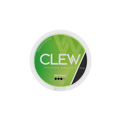 15mg CLEW Nicotine Pouches - 20 Pouches - Flavour: Spearmint