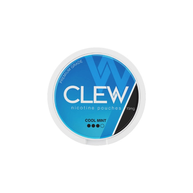 15mg CLEW Nicotine Pouches - 20 Pouches - Flavour: Cool Mint
