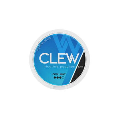 15mg CLEW Nicotine Pouches - 20 Pouches - Flavour: Cool Mint