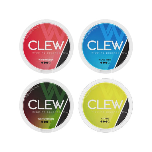 15mg CLEW Nicotine Pouches - 20 Pouches - Flavour: Coffee