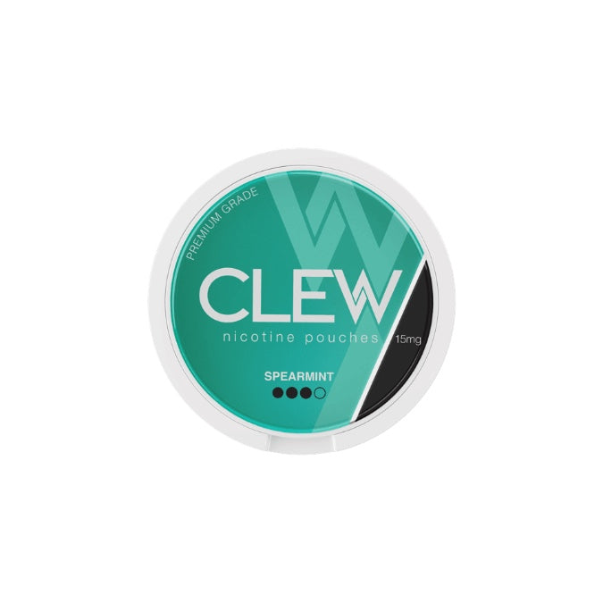 15mg CLEW Nicotine Pouches - 20 Pouches - Flavour: Menthol