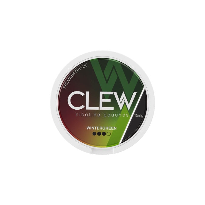 15mg CLEW Nicotine Pouches - 20 Pouches - Flavour: Menthol