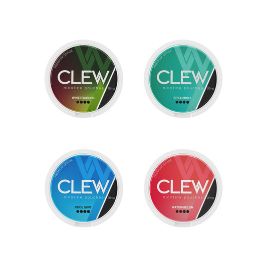 20mg CLEW Nicotine Pouches - 20 Pouches - Flavour: Blueberry