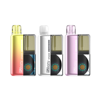 20mg Sikary Tako SP6000 Prefilled Pod Vape Kit 6000 Puffs - Flavour: Bull Ice